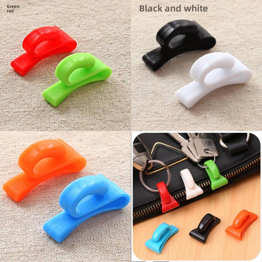 Plastic Colorful Portable Key Holder Hook For Handbag Storage And Antiloss Security