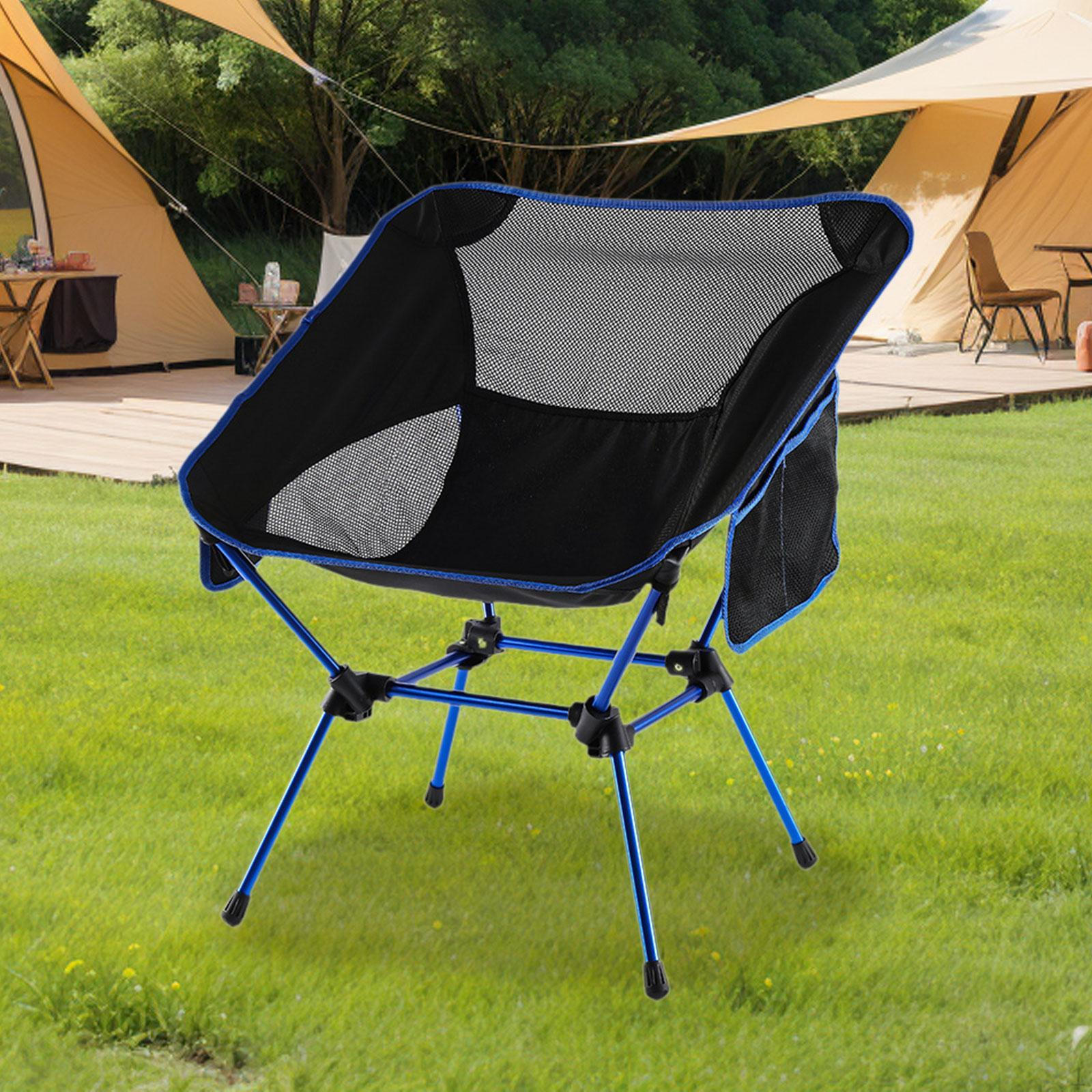 

Компактный уличный стул для кемпинга, пляжа и барбекю синий