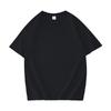 Unisex 200g Pure Cotton Drop-Shoulder T-Shirt, Short-Sleeve, Blank Design, Ribbed Collar, Back-Buttoned, Ideal for Class Uniforms, High Quality.