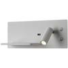 Modern Simple Bedside Wall Lamps USB Mobile Phone Wireless Charging Rotatable with Switch Living Room Bedroom LED Reading Light