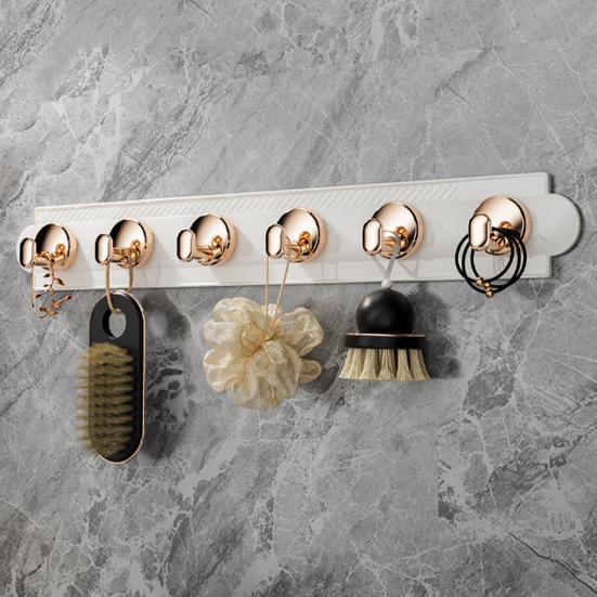 Self-Adhesive Wall Bathroom Hook Strong Load-bearing Hanger Organizer Hook
