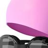 Swim Goggles and Swimming Cap Anti Fog Pool with Nose Clip, Earplugs Black
