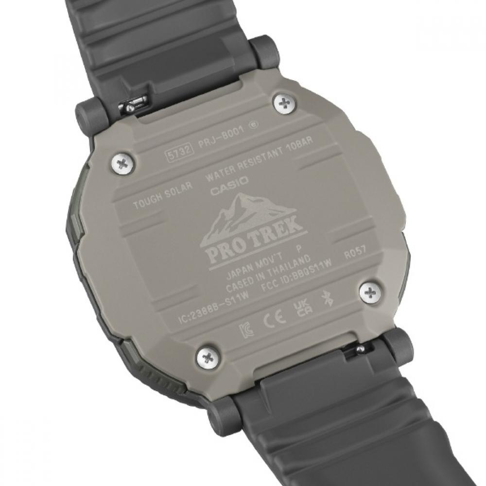 Casio [bluetooth Equipped Solar Watch] Pro Trek  Pro Trek  Hiker Line Charcoal Gray Prj B001 1jf