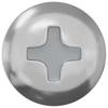 Wood Screw 2 Pcs Silver M4 X 28 Mm Iron