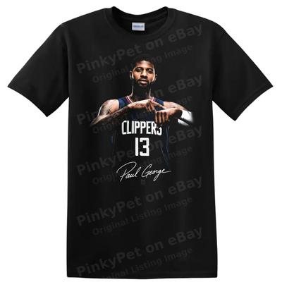 Paul George Basketball T Shirt Los Angeles Clippers Star Player Pose Tee