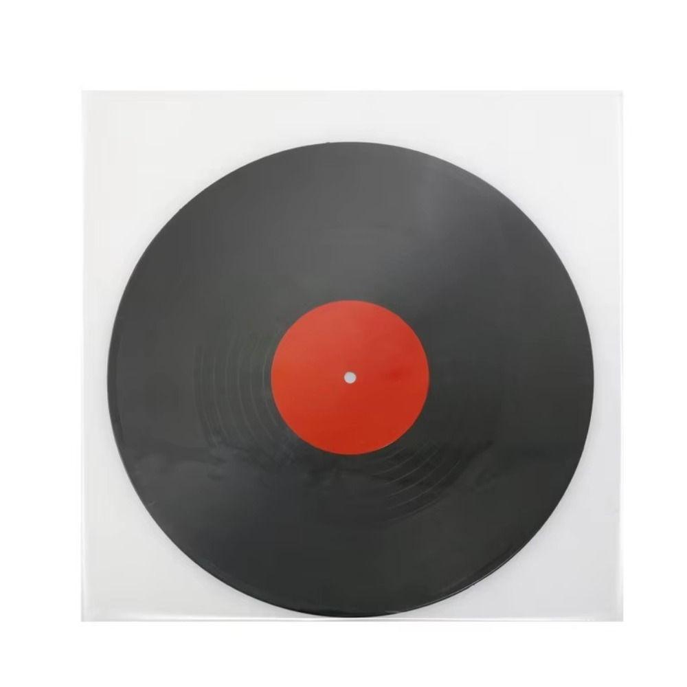 New 12 Inch Vinyl Records Sleeve White Resealable Inner Record Sleeves LP Vinyl Record Cover