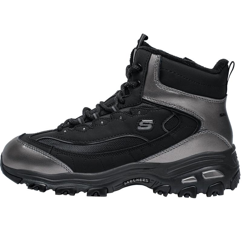 

Skechers Women s Plush-Lined Winter Sneaker Boots 35