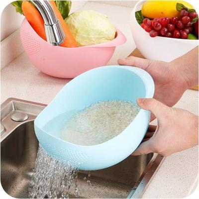 2-in-1-Kunststoffsieb, Obstschale, Kunststoff-Reinigungsmaschine, Gemüsebecken, Korb, Waschfilter, Sieb, Küchenwerkzeug