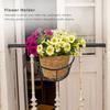 Buono-4X Supporto Fioriera in Metallo Stand Porta Vasi Appesi Cesto Pianta Giardino Parete Storage