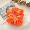 Prémiové scrunchies v tmavých tónech Elegantní velká gumička do vlasů pro ženy Estetický Office Chic Módní doplněk do vlasů