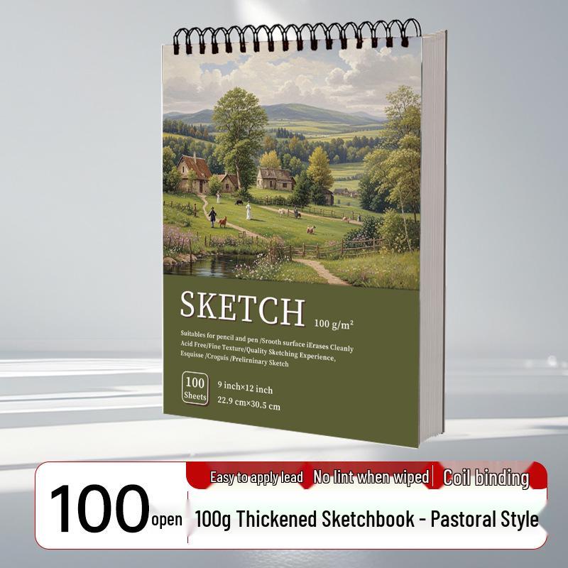 A4 Sketchbook for Students: Blank Art & Drawing Paper for Colored Pencils