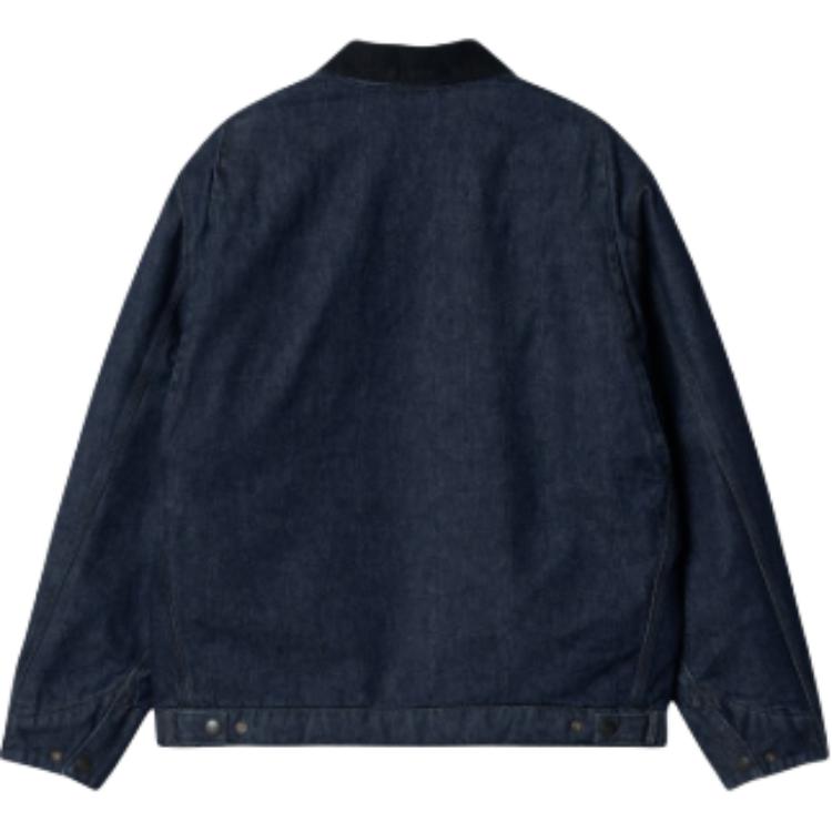 Carhartt WIP Solid Color Loose Fit Denim Jacket Men Jackets Blue I034734-B89-02