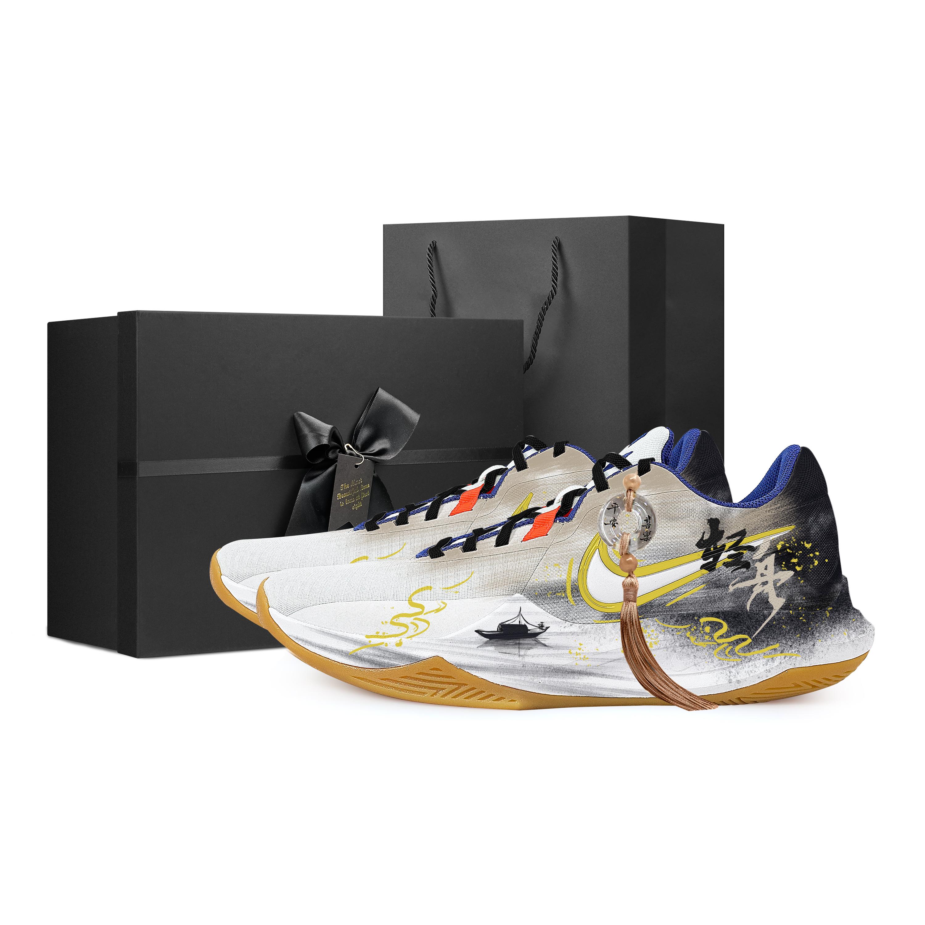 

Nike Precision 6 Light Boat Into Ink High End Box Fabric Slip Resistant Abrasion Resistant Low top Basketball Shoes HV1796-141(Team529-) 40.5