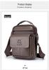 Shilaidun Men's Genuine Cowhide Leather Crossbody Shoulder Bag - 2025 Style