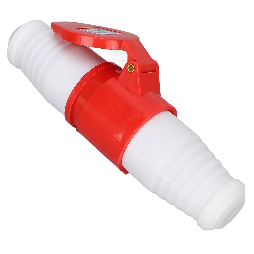 2pcs Industrial Plug Socket IP44 Waterproof 4 Pin Red CEE Male Female Connector for Agriculture