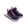 Adidas Fortarun Boa Atr K Mesh Casual Shock Absorbing Durable Mid-Top Running Shoes Kids Running Shoes Dark-Blue Purple GZ2198
