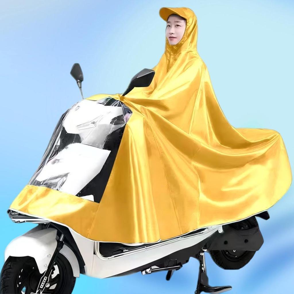 Capa de Montura Impermeable Tallas Grandes para Jinetes Individuales/Dobles - Gruesa, Protección Anti-Lluvia Fuerte para Patinetes Eléctricos y Motocicletas.