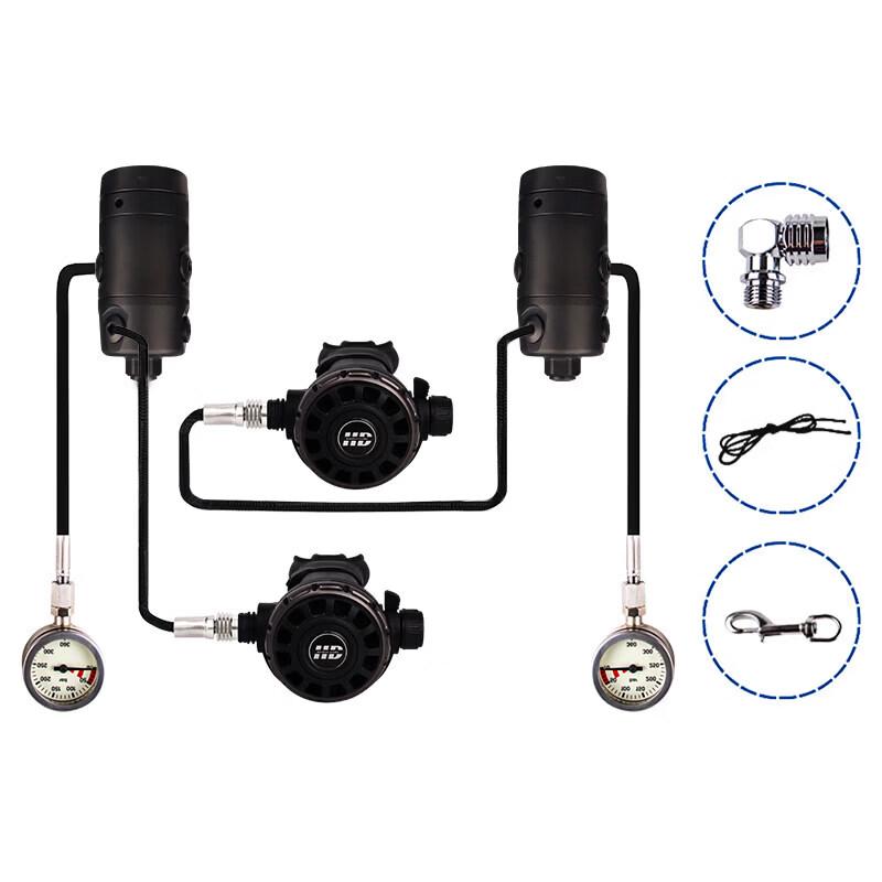 HOTDIVE STS-DIN ST4 Diving Sidemount Regulator Set