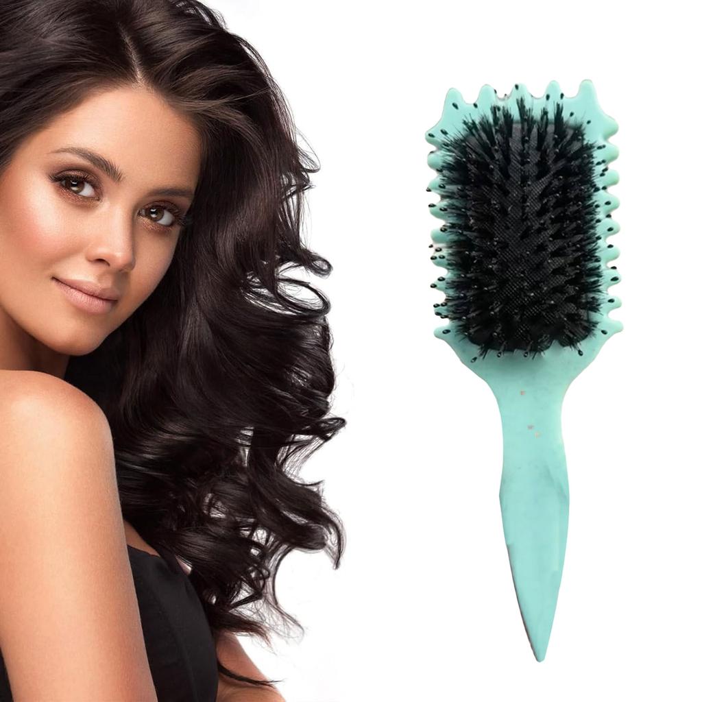 Stylingový kartáč Define, lze použít na jemné, střední a hrubé/vlnité, kudrnaté a kudrnaté kudrnaté vlasy elastický hřeben