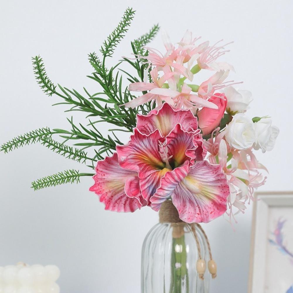 Beautiful Artificial Alice Iris Flowers Realistic Silk Fake Flower  Garden Landscaping