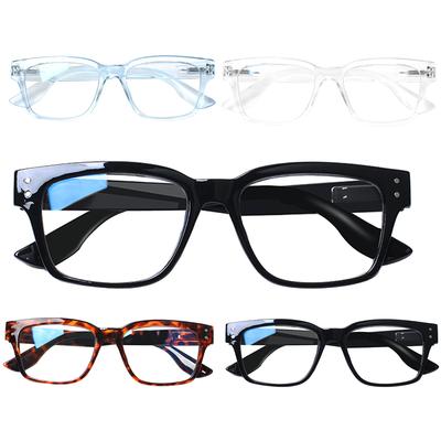 Turezing Reading Glasses for Men Women Comfortable Spring Hinge Presbyopic HD Eyewear Diopter 0 To 6 0