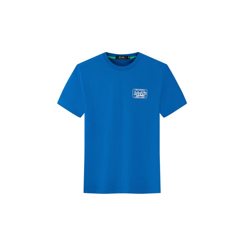 SEPTWOLVES Men's Printed Pure Cotton Short Sleeve T-Shirt
