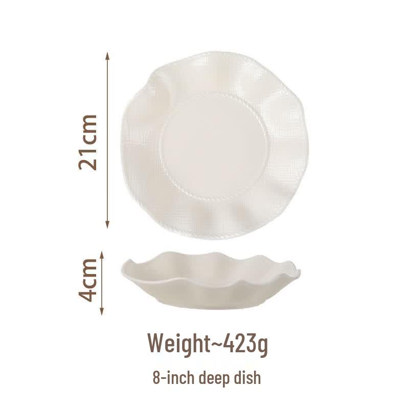 OIMG Nordic Style Ceramic Dinner Plate