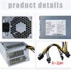 310W Power Supply PCG007 937516-004 for HP ProDesk 280 288 480 G3 MT DPS 310AB 1A Metal Shell PSU Quiet Operation