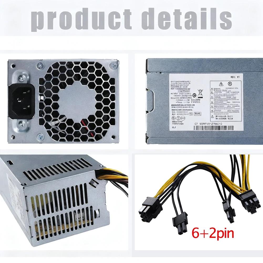 310W Power Supply PCG007 937516-004 for HP ProDesk 280 288 480 G3 MT DPS 310AB 1A Metal Shell PSU Quiet Operation