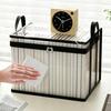 Clothes Storage Box, Durable Clear PVC Storage Bins, with Reinforced Handles Double Zipper Design, Large Capacity Moisture-Proof Organizer Bags