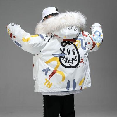 Men's and Women's Thickened Down Jacket  Winter New Couple Coat Top