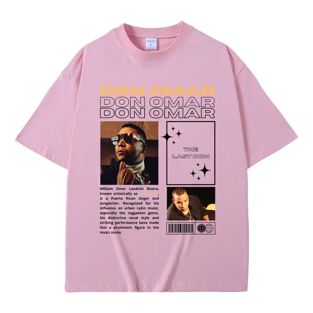 Rare Singer Don Omar The Last Don Graphic Tshirts Unisex Wounisex Hip Hop Vintage Oversized Tshirt Male Fashion Casual Cotton T Shirt