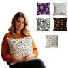 Halloween Pumpkin Printed Throw Cover for Couch Cushion Decorative