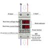 40A 63A 230V RGB Over Voltage Under Voltage Protective Device Din Rail Protector Relay Adjustable Over Current Protection Limit