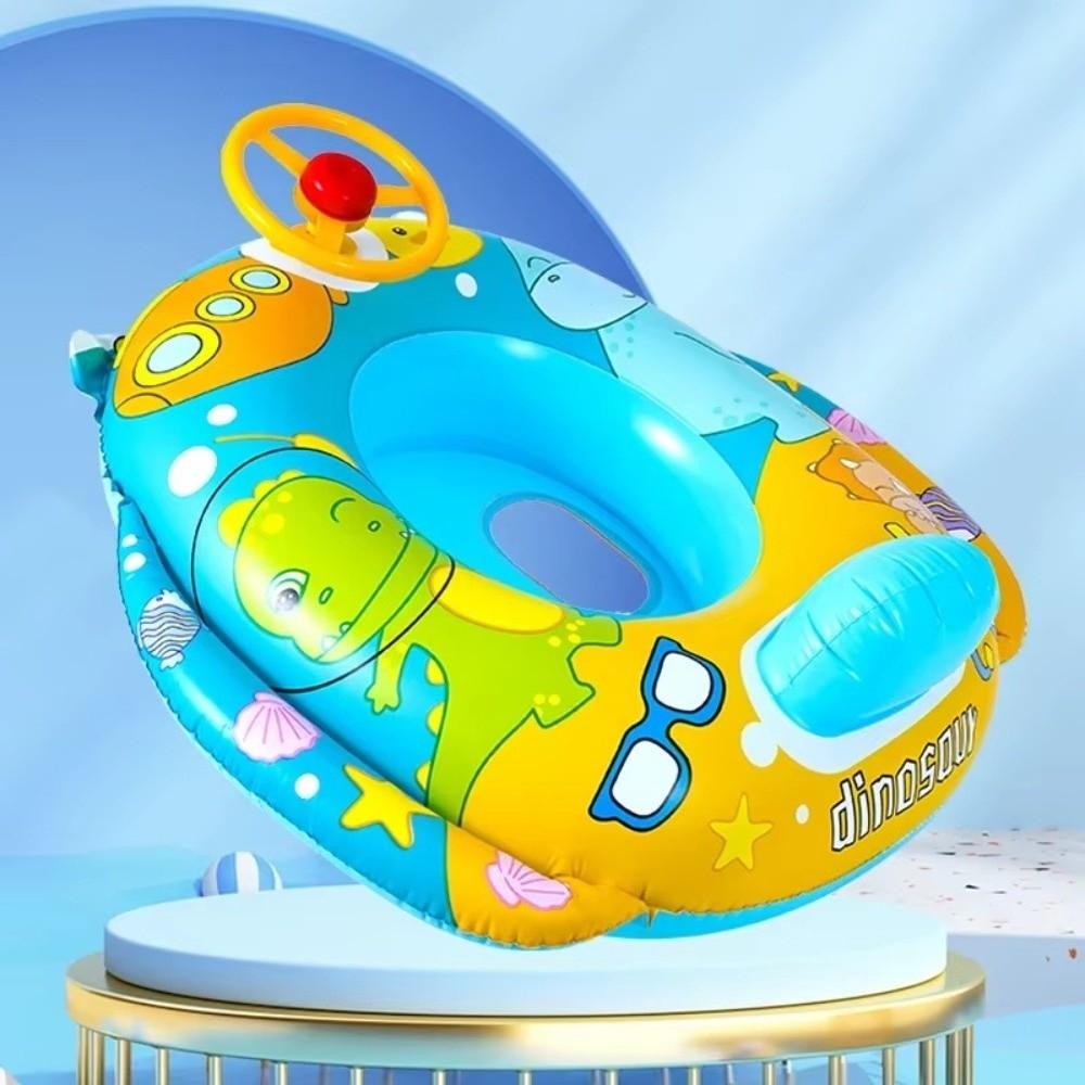 with Seat Swimming Float Cartoon Design Inflatable Swimming Ring Swimming Ring  Outdoor Pool