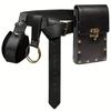 Cosplay Medieval Retro Belt Renaissance Waist Bag Viking Knight Skirt Clip Keychain Halloween Role-playing Prop