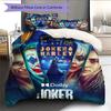 Joker Print Cover  Bedding Quilt Set Quilt Cover Pillowcase Home Decoration Birthday Gift (1 * duvet cover + 2 * pillowcase, without core)