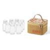 Portable Pepper Spice Storage Jars Set For Outdoor Picnic Camping BBQ Oil Seasoning Containers Bottle Storage Bag Picnic Basket