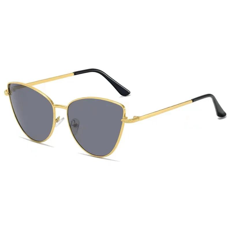 New Sexy Small Vintage Cat Eye Sunglasses Woman Vintage Sun Glasses Female Ladies Cat Eye Sunglass Metal Frame Glasses