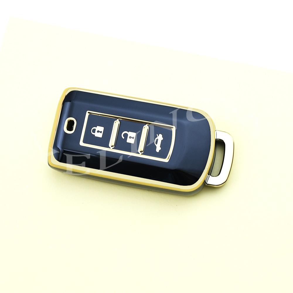 Soft Tpu 3 Button Key Cover For Mitsubishi Xpander Outlander Asx Pajero Eclipse Cross Montero Remote Car Key Case Cover Shell