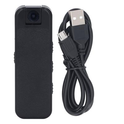 Body Worn Camera 1080P HD 180 Degree Rotating Lens Night Vision Motion Detection Wearable Pocket Camcorder with Back