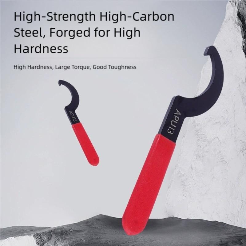 Premium 6 Unit Hook Wrench Spanner Tool Group Solid Construction For Motorcycle Pipework Plumbing And Mechanical Repair
