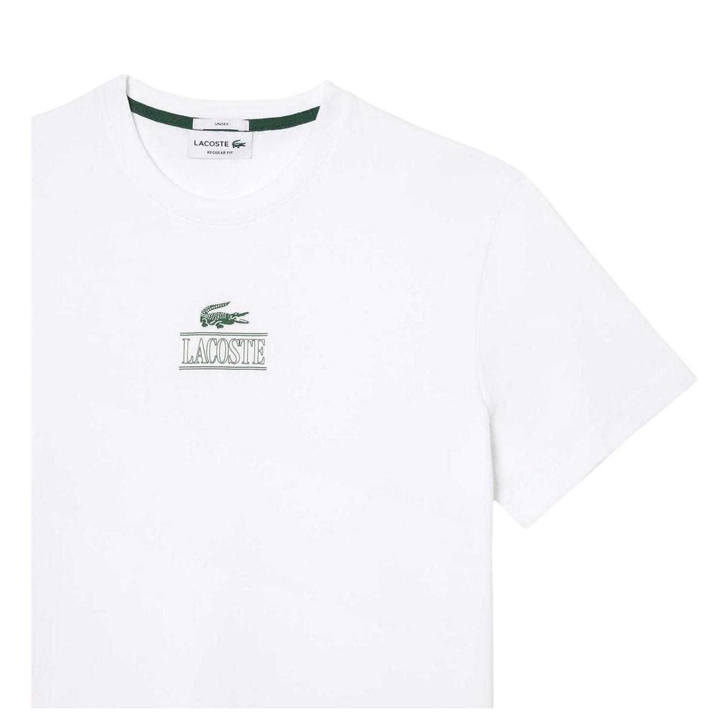 Lacoste Mens Embroidered Logo Cotton T-Shirt