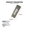 Car Trunk Body Sticker Aluminum Alloy Emblem Auto Stickers For Jeep Compass Renegade Cherokee Wrangler JK Patriot Liberty ALZ1