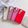 Original Liquid Silicone Shockproof Phone Case For Samsung S26 S25 Edge S24 FE Plus Ultra A57 A37 A17 A56 A36 Solid Color Cover