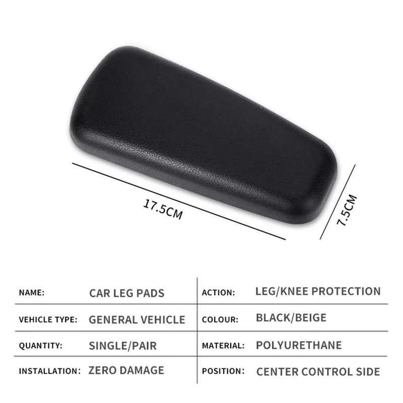 1Pc Car Armrest Pad Soft PU Leather Car Knee Cushion Universal Car Door Armrest Pads Comfortable Car Arm Rest Elbow Pad
