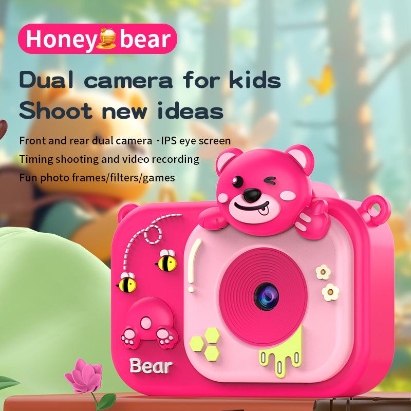 Dual Camera Cartoon Toy: Drop-proof High-Pixel Children's Camera
