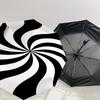 1pc swirl pattern Automatic Open/Close Umbrella with Windproof, 8-Rib Sturdy Canopy, Durable Ribs, Fashionable Design1240A