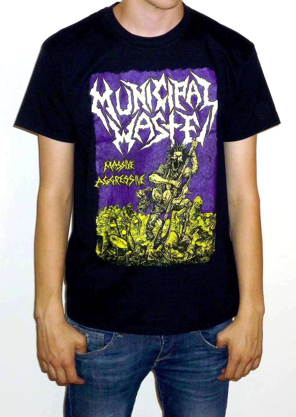 

Municipal Waste Massive Aggressive Black T Shirt 2XL