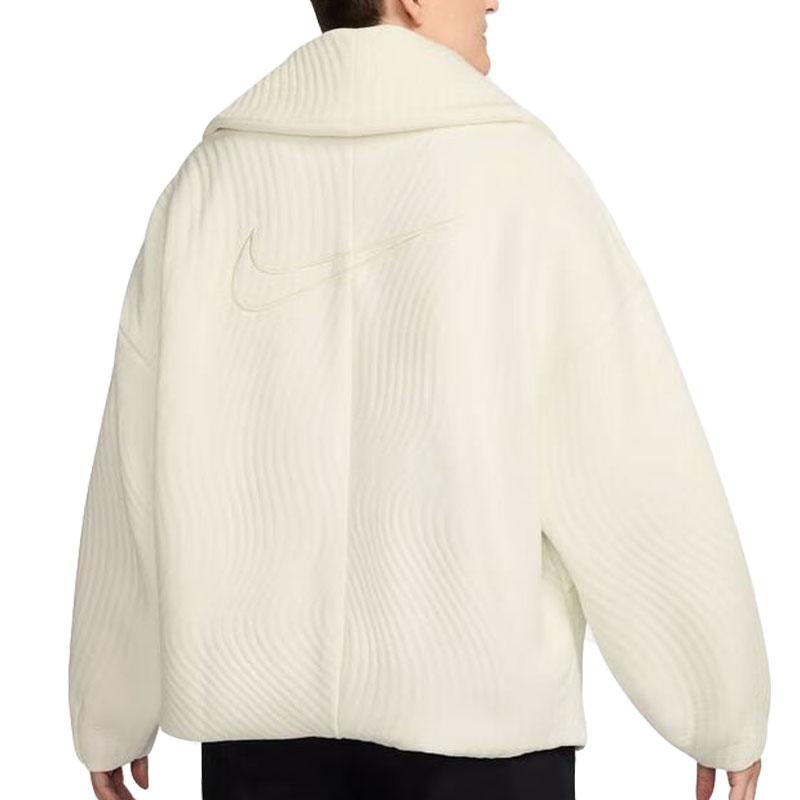 Nike Jackets Women's Ecru Lapel Moderate Other HF9599-133